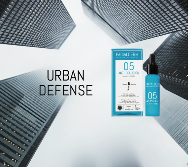 Urban Defense sérum booster Anti-polución & Luz Azul, tu mejor aliado para cuidar tu piel en la ciudad